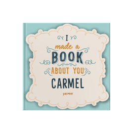 Personalised 'I Made A Book About You' Friendship Gift Book