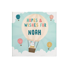 Balloon  Personalised Hopes And Wishes For . . . Gift Book by FROM YOU TO ME