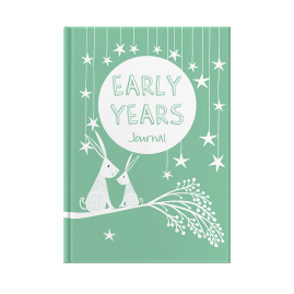 Green Early Years - first years baby book memory journal for solo mum by from you to me
