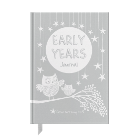 Early Years: Grey baby to five years record journal & notebook