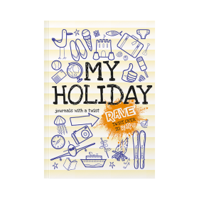 Rant and Rave My Holiday softback children's activity journal by from you to me