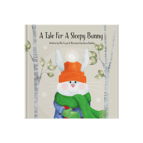 A Tale For A Sleepy Bunny hardback gift book by Míla Coxon